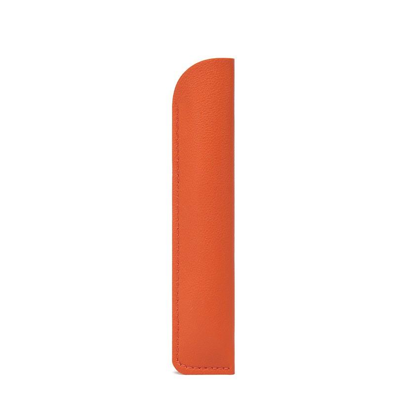 Slim PU Pen Sleeve Case Gel Ink Pens Compact Stationery Organizer In 9 Colors Universal Design Students Office Use