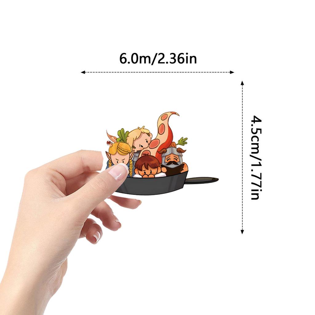 110 Delicious In Dungeon Stickers Luggage Laptop Mobile Comic Stickers