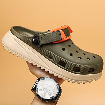 Fashion Classic Men's Clogs Fashion Casual Platform Sandals Men Comfortable Lightweight EVA Slippers Outdoor Non-slip Beach Shoes Man