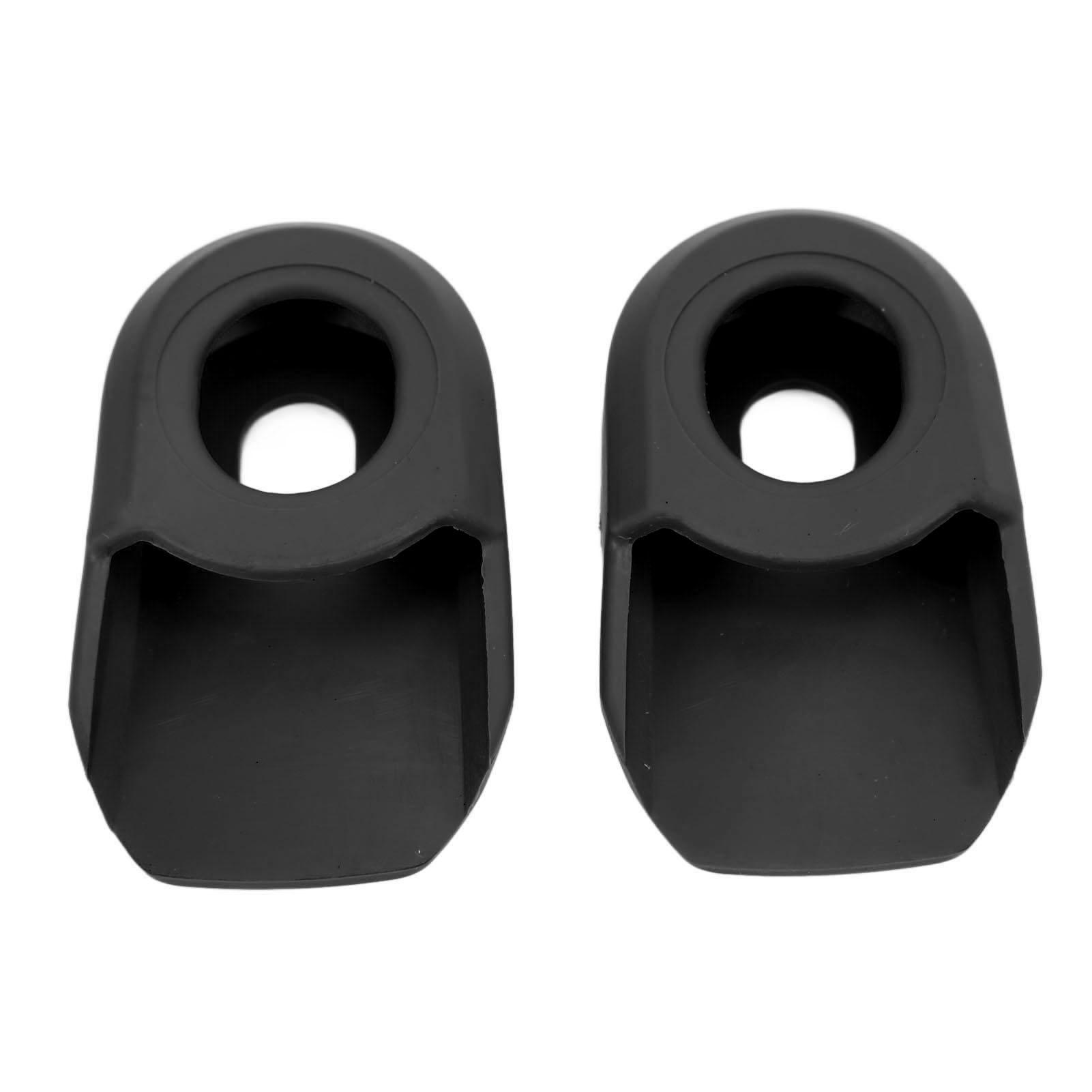 

2 шт. Защита шатуна велосипеда, силиконовый чехол-накладка на шатун велосипеда чёрный