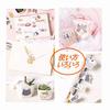 Cat Flake 95 Stickers Extras Large Cute Sticker Cat Illustrations Za-Bi Stickers, Stickers, + / Capacity, Realistic, Schedule, Planner, Album, Deco,