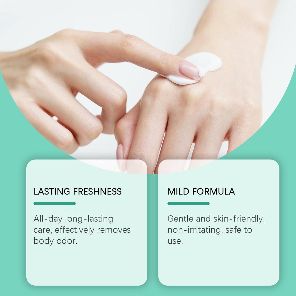 Premium West Month Body Care Cream For Odor Control And Freshness In Eucalyptus Mint Scent