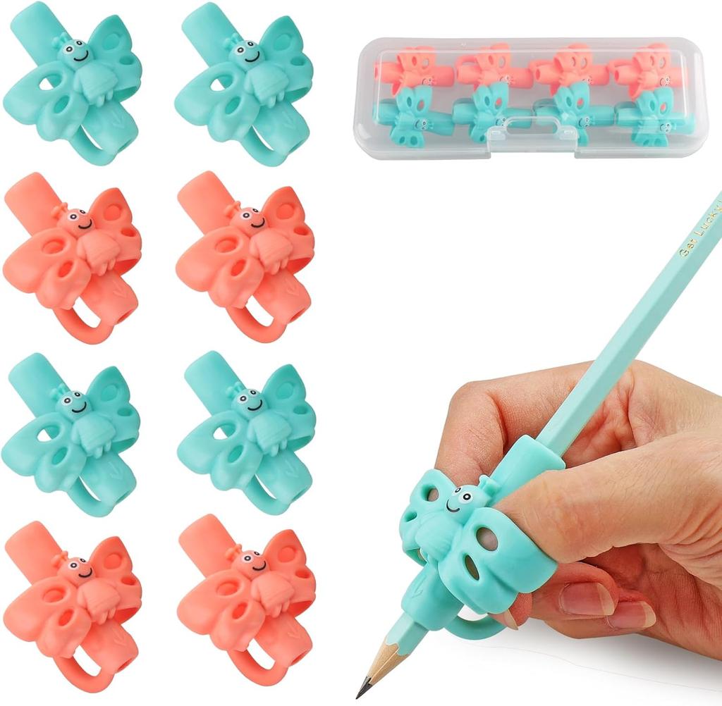 Pencil Grips for Kids Handwriting Pencil Gripper Pencil Holder Posture Correction Training Writing AIDS for Preschooler Kids Toddler