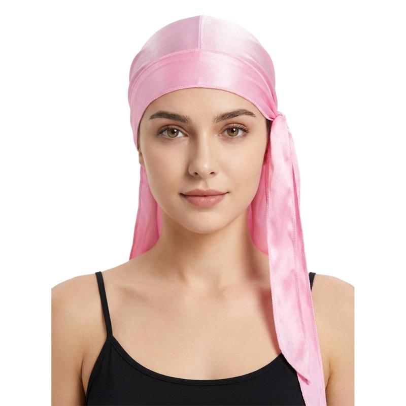 Damen Durag Kopftuch Kopfbedeckung Hut Schal Perfekt für Festivals und Feiern Atmungsaktive Kopfbedeckung Kopftuch