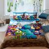 3-piece Monsters, Inc. Bedding Set, 3D Printed Cartoon Pattern Duvet Cover Set, Includes Pillowcases, Filling Not Included.