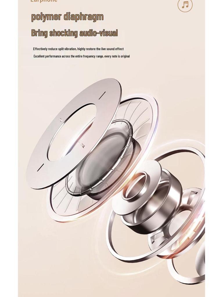 Neck-Hanging Sports Bluetooth Headset with Large Battery and Digital Display for Super Long Wireless Use