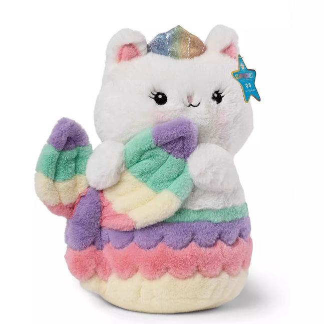 

Новая игрушка Glow Brights Плюшевая Мяу-русалка Кот Русалка Плюшевая кукла 25cm