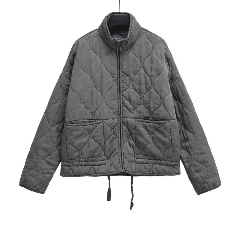 Fashion Wind 2024 Winter New Women's Clothes Stylish Thick Cotton Jacket Pocket Decoration Cotton Jacket Outwear 4088242