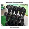 10 Pieces Golf Iron Headcover Dirt-Resistant Club Set Sturdy