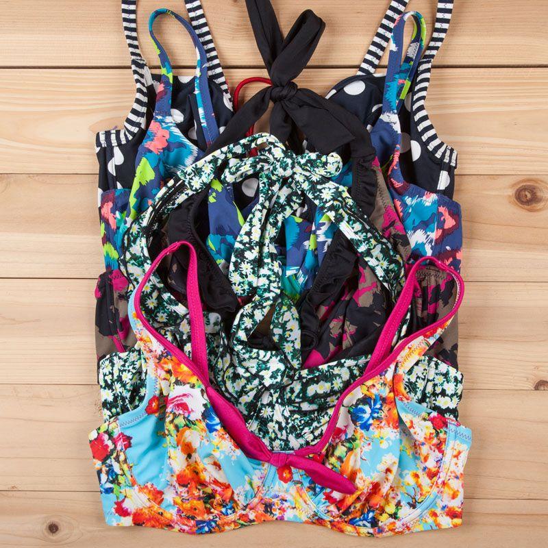 

Big Cup European and American Bikini Swimwear Camouflage 75D(34D)