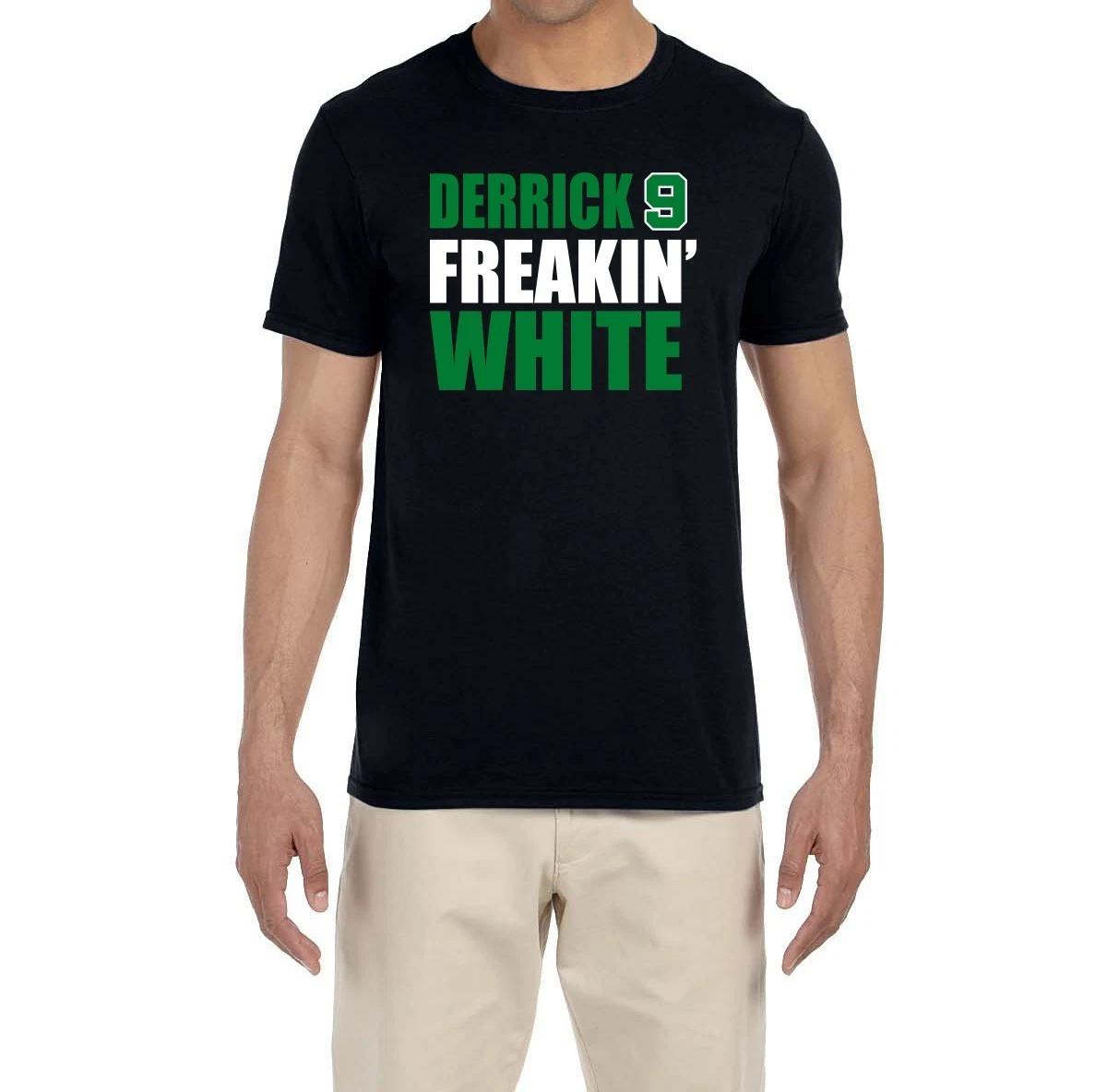 Boston Derrick Freaking Derrick White T-Shirt L
