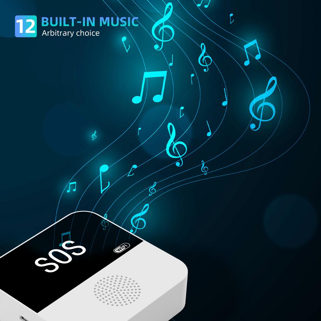 WiFi Tuya Smart Wireless Caregiver Pager Notfalltaste Caregiver Pager Ältere Alarmtaste App