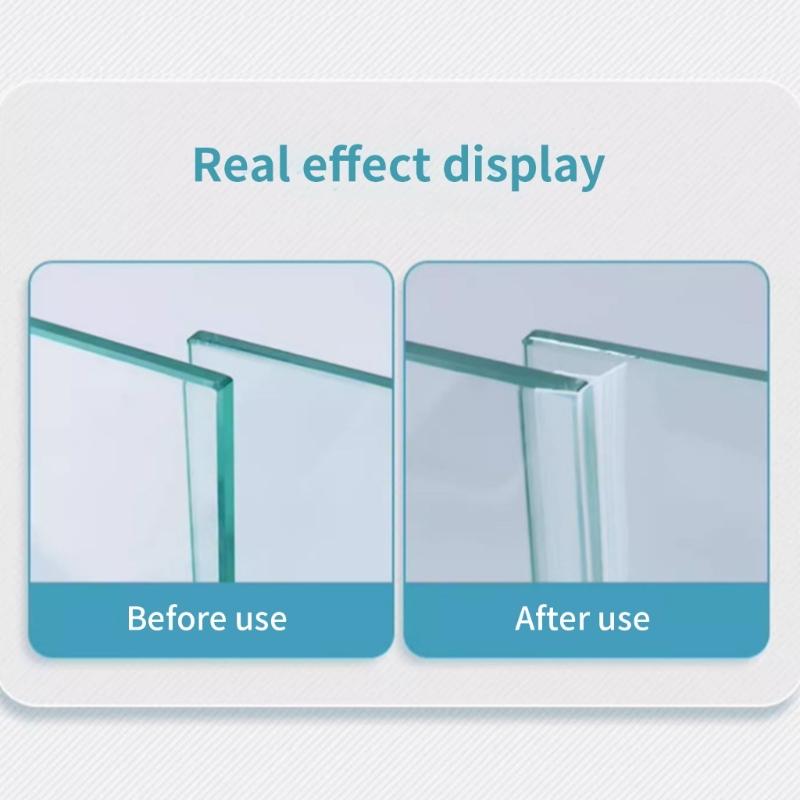Mehrzweck-H-Typ-Dichtungsstreifen Zubehör für Glas-Duschwand Bietet Wasserdichtigkeit und Einfache Anbringung Designs