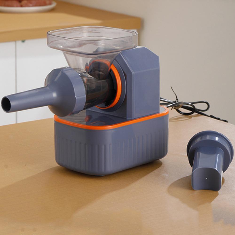 

Efficient Electric Sausage Machine with Stuffing Tubes Plastic Automatic Sausage Maker Stable Sausage Filling Machine Household CN Plug 220V 120W серый