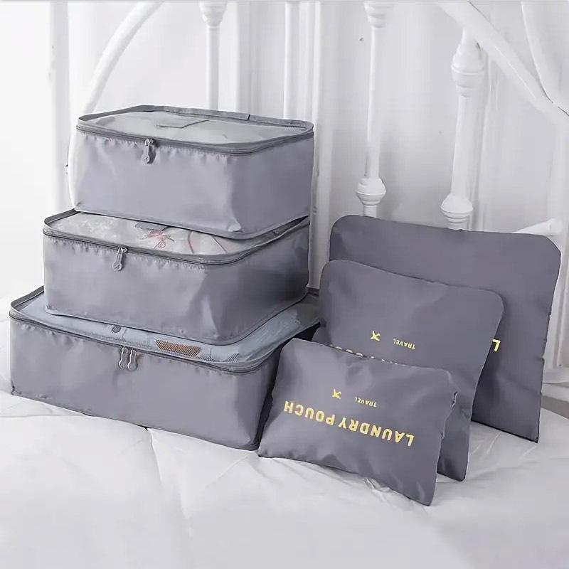 Home Travel Six-Piece Storage Set: Lingerie & Clothes Organizer with Logo Print Option