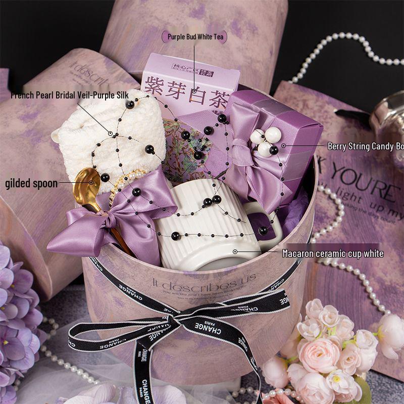 Scatola Regalo Lusso per Damigella d'Onore: Elegante Ringraziamento per Migliori Amiche e Sorelle