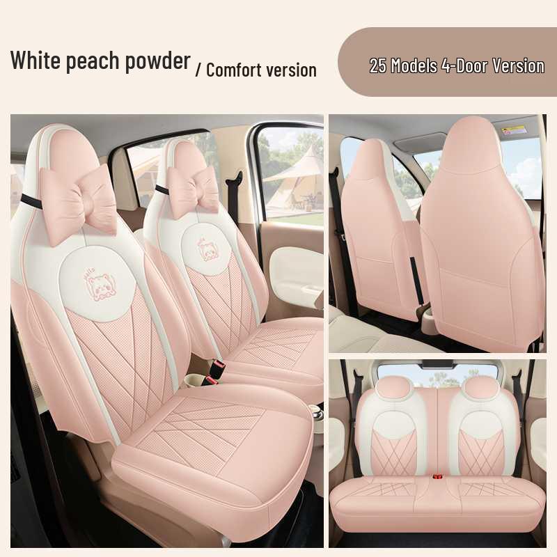 Seat Covers for Wuling Hongguang Mini 4th Gen: Four-Door MiniEV Macaron Edition Car Decoration