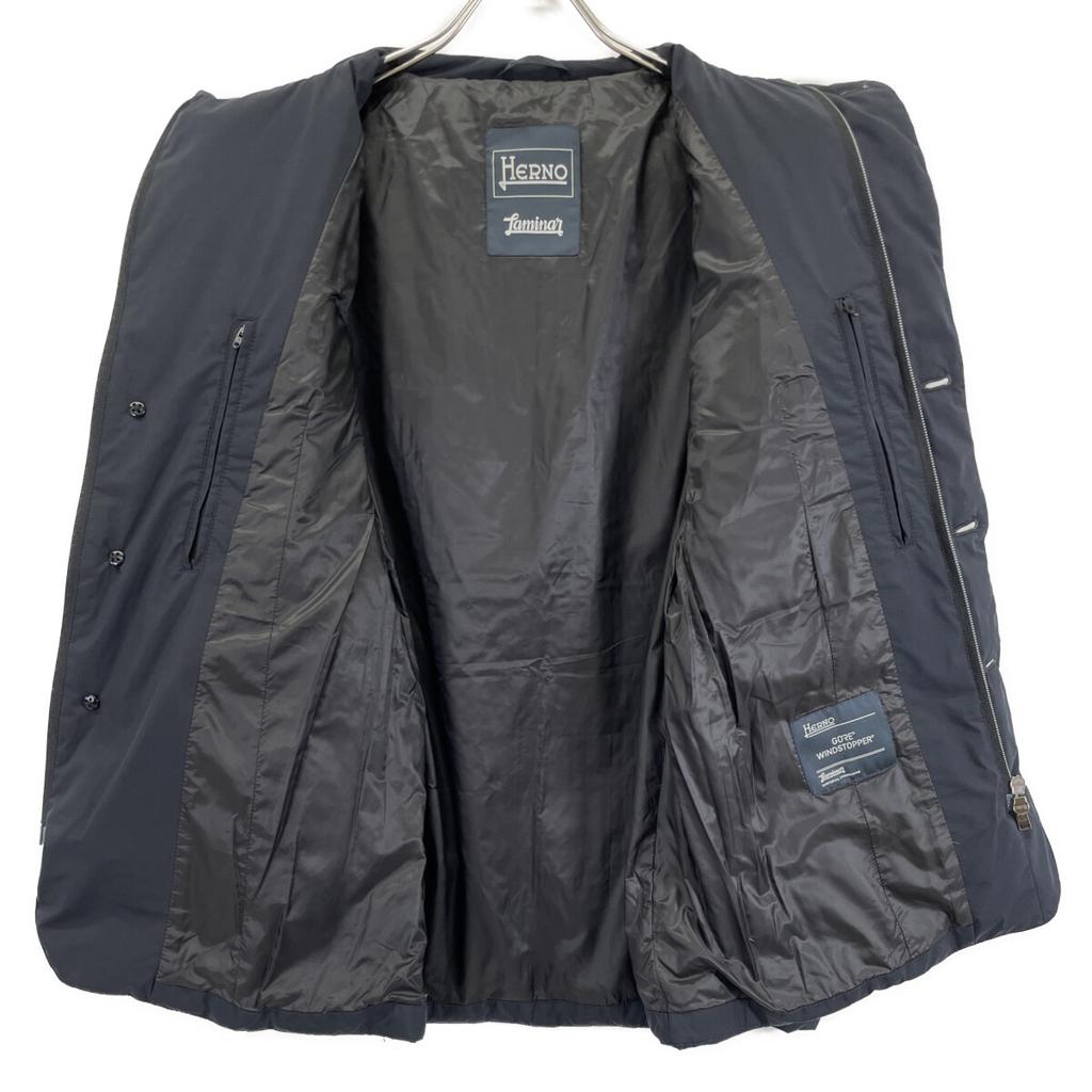 Herno Navy Laminar Down Jacket - Gore Windstopper Jacket 46 NavyUsed