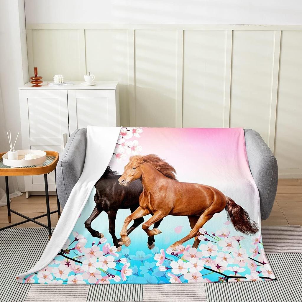 Japanese Ukiyoe Theme Flannel Fleece Throw Blanket MulticolorAll Season Warm Soft 3D Printed Patterns Unisex Japanese