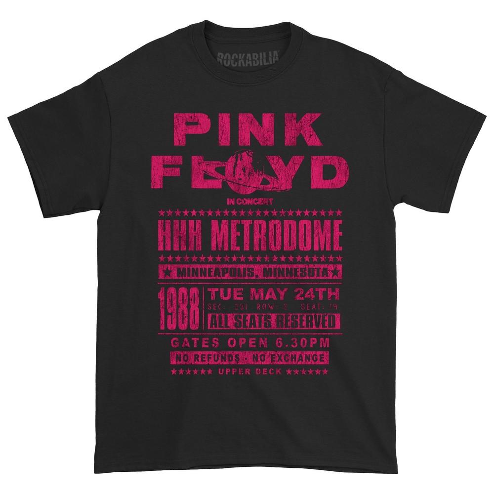 

Men s Pink Floyd HHH Metrodome (Rockabilia Exclusive) T-shirt Black 2XL