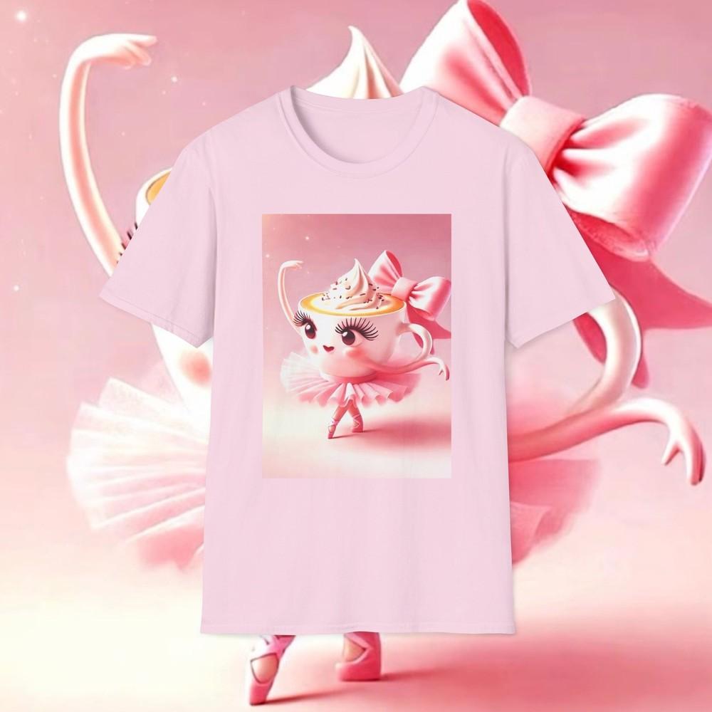 Ballerina Capuchina Unisex Softstyle T-Shirt Top Tee Unisex T-Shirt XXXL