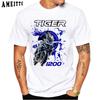 Tiger 900 Rally Pro 2026 Tiger 800 1200 Camiseta de Montar para Hombre Manga Corta Moto Deporte Camisa Blanca Casual Camisetas para Chico Motociclista