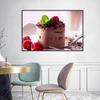 9 Sizes Modern Colorful Decorative Painting Gourmet Strawberry Chocolate Cake Dining Room Living Room Kitchen  Home Decor Spray