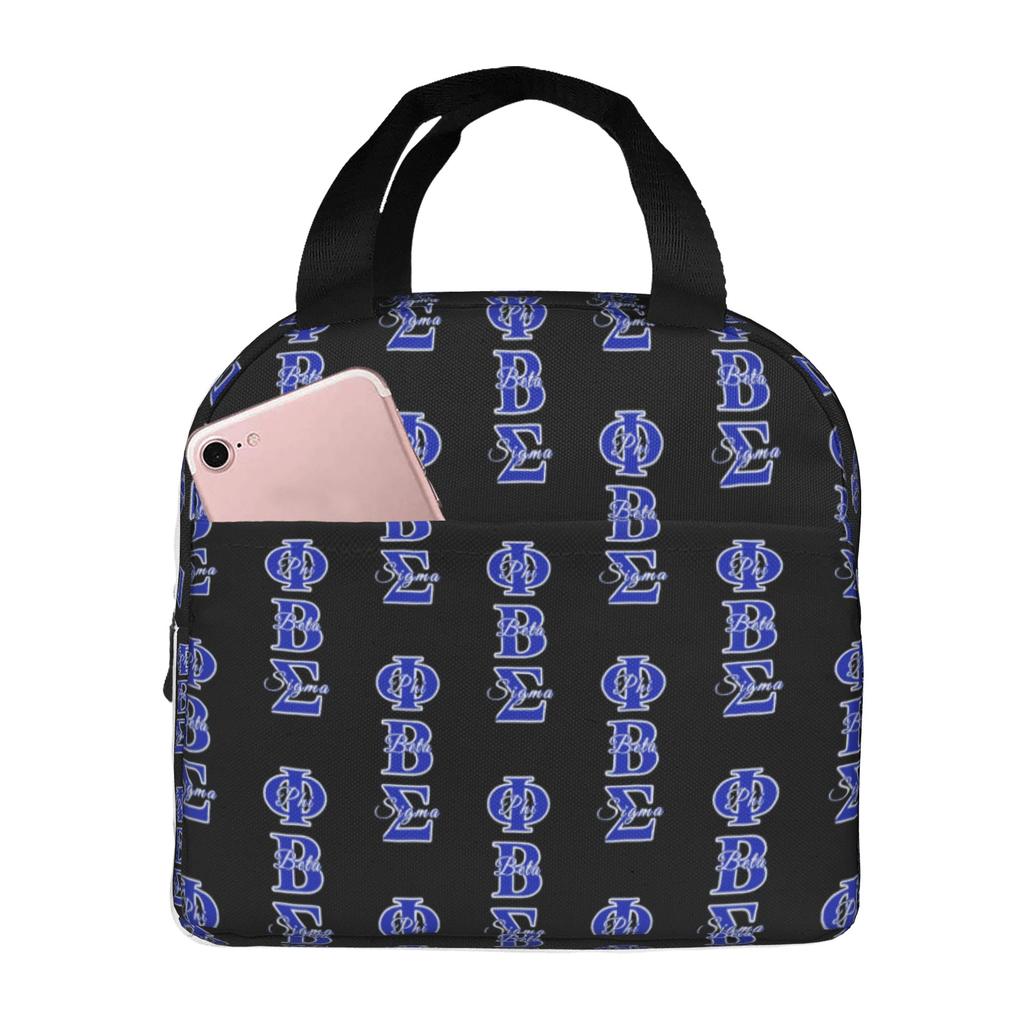 Beta Sigma Phi Fraternity Cute Pencil Case Girls Boys Large Capacity Checkered Plaid 1914 Pencil Bag School Accessories