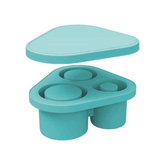 

Лоток для льда, силиконовая форма для стакана с крышкой, контейнер для пищевых продуктов, цилиндр, форма для изготовления льда для морозильной камеры, сока, виски, коктейля циан