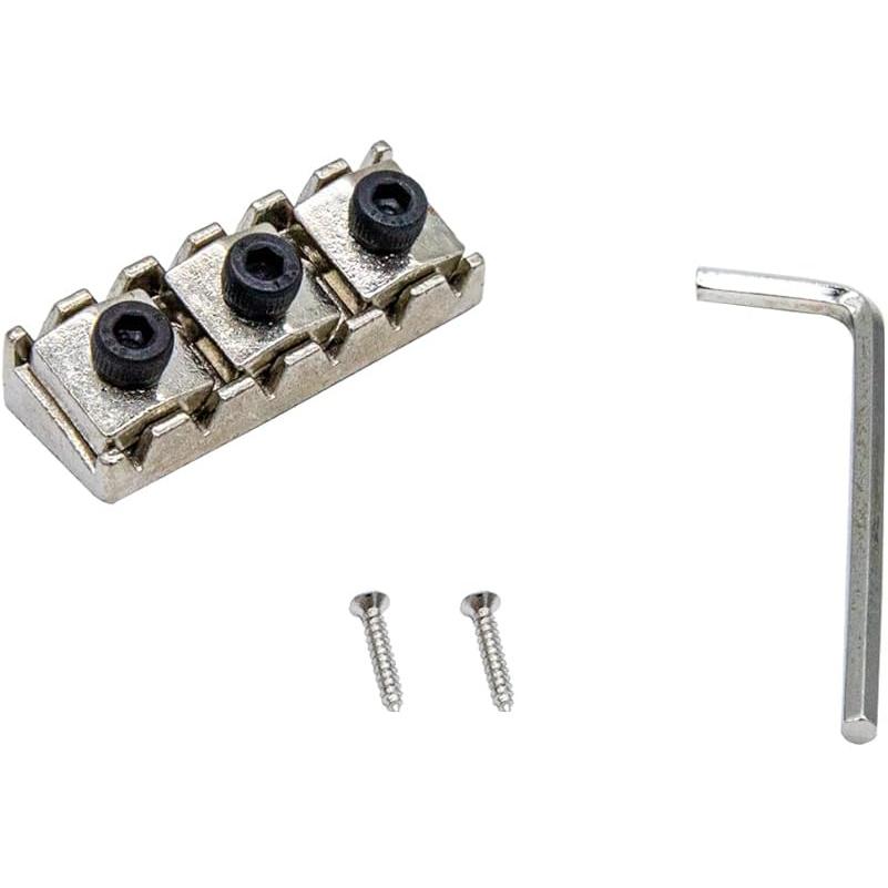 42mm Guitar Tremolo Bridge Locking Nut, Strings Locked Nut for Floyd Rose Style Electric Guitar Double Locking Tremolo Bridge System