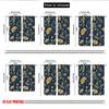 Flat Printing Curtains Golden Ginkgo Leaves Digital Printed Polyester Drapes Festive Holiday Bedroom Window Curtain Set Of 2 Made Washable Ready