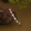 New Two-color Lucky Four-leaf Clover Bracelet Light Luxury Micro-paved Zircon Bracelet Trendy