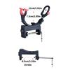 Light Weight Fishing Rod Clip Fishing Rod Holder Brackets Spring Loaded Clamps for Enhancing Stability and Comfortable