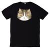 T-Shirt Cat Face Drawing CatWill Be Opened In a New Window or Tab