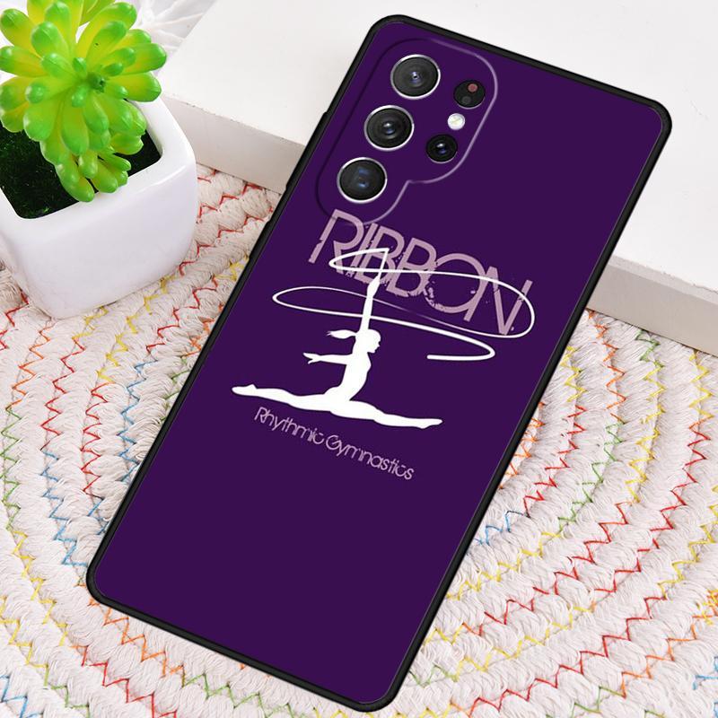 Rainbow Gymnastics Silhouette Phone Case For Samsung Galaxy note 10 pro S26 S25 S24 S23 S22 Ultra Plus S21 FE S20 Cover