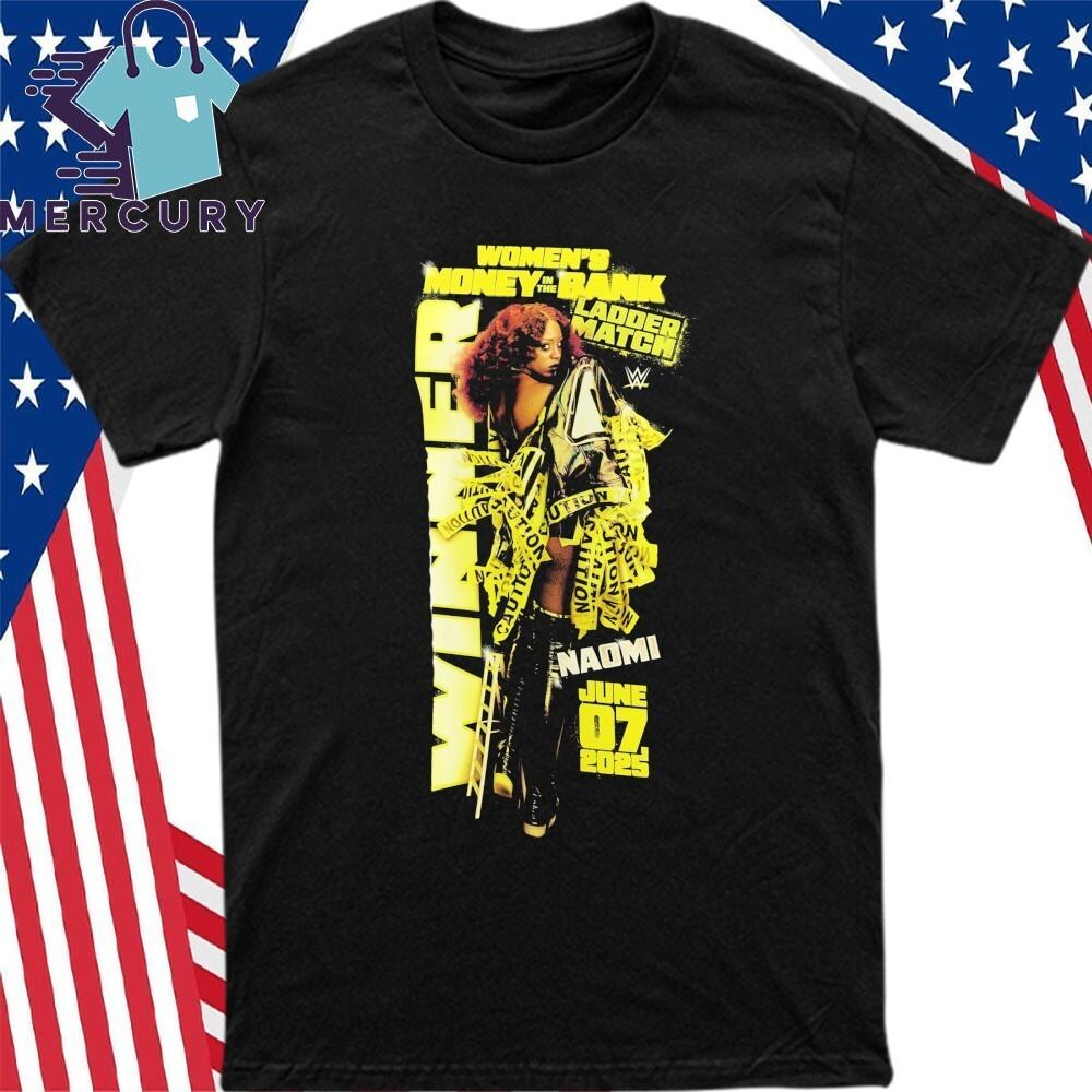 

Naomi Money In The Bank 2025 Women’s Match Winner T-Shirt Unisex T-Shirt XXL