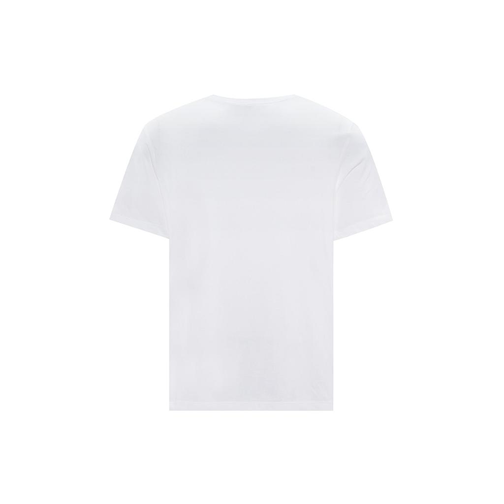 Jordan Air T Shirts Men's White Crew Neck Moderate Straight Fit CN3576-100