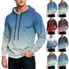 Herren Kapuzenpullover Farbe Lockerer Schnitt Freizeit mit Tasche und Kordelzug