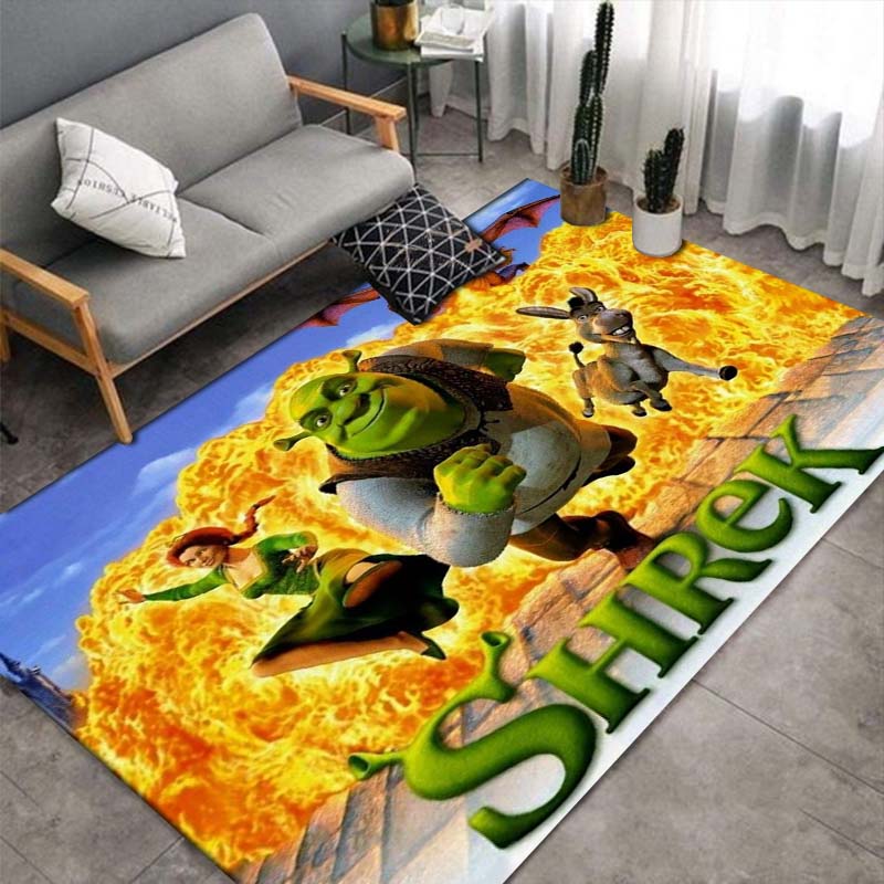 Shrek Selfie-Kamera Oger Anti-Rutsch-Teppich Cartoon Anime Bodenmatte Kinderzimmer Wohnzimmer Dekor Teppich Geschenk Für Filmfan