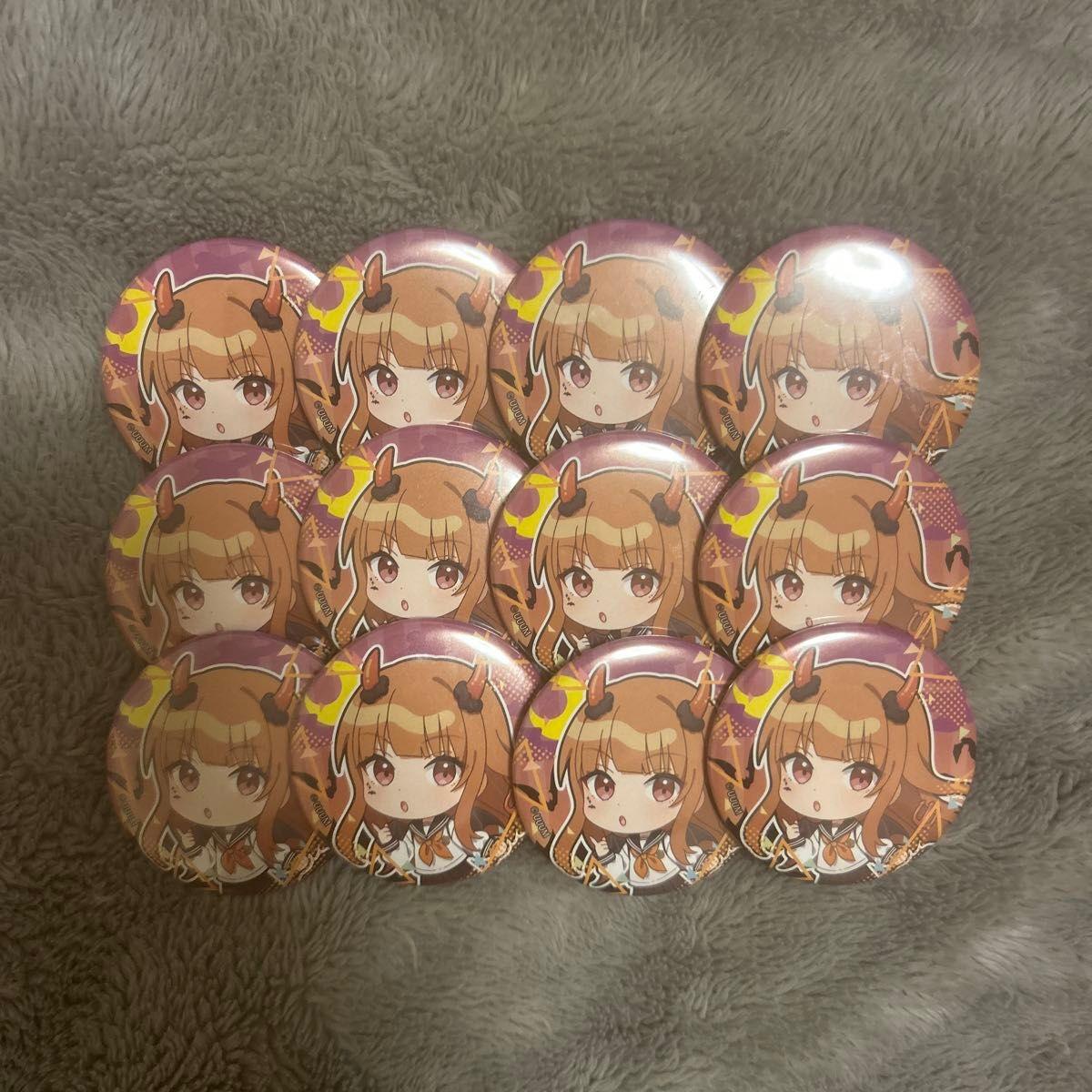 Used Colorful Peach Eto Can Badge Halloween 7-Eleven Set of 12