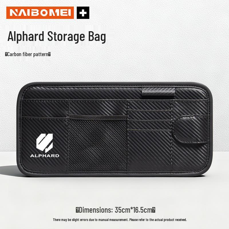 Toyota Alphard Car Visor Storage Bag & Card Holder