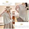 Short Crew Loose Everyday Autumn [JLBOCMGT] Women's T-shirt, Sleeve, Top, Neck, Knitted, Openwork, Plain, Fit, Slimming, Elegant, Stylish, Work, Wear,