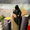 3D Handmade Resin Death Black Robe Bookshelf Figure Sitting Mysterious Statue Gothic Spooky Display Sculpture Desktop Home Decor