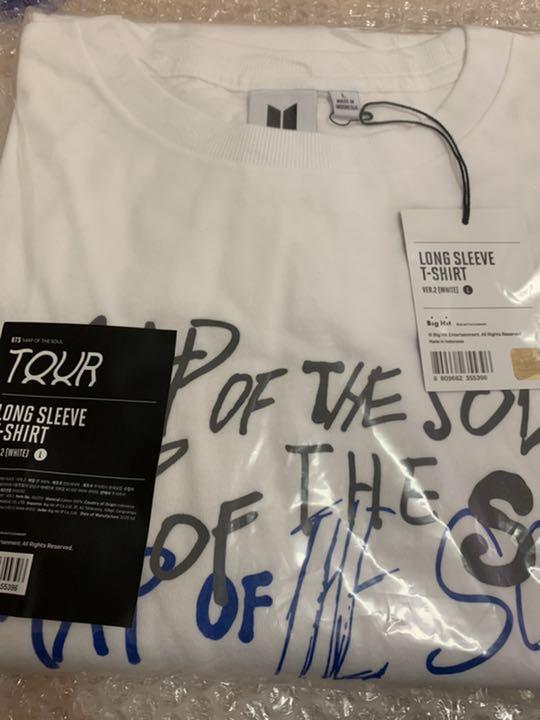[USED] BTS MOS Official Long Sleeve T-Shirt White