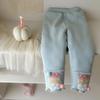 Ensemble Hiver Filles 2025 Élégant Princesse Doublé Polaire Vêtement d'Extérieur & Leggings