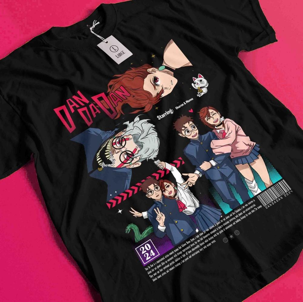 

Dan Da Dan T-Shirt Okarun Shirt Momo Ayase Tshirt Ken Tee Turbo Jin Aira Seiko BB175 S