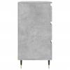 Chest of Drawers, Concrete Grey, 60X35X70 Cm, Wood-based Material