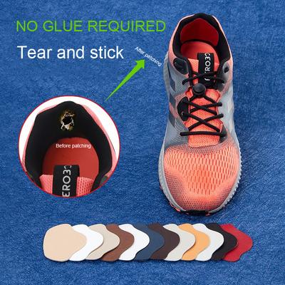 Toppa Scarpa Vamp Adesivo Riparazione Sussidio Scarpe Appiccicose Soletta Proteggi Tacco Riparazione Foro Tacco Foderato Anti-Usura Strumento Cura Piedi