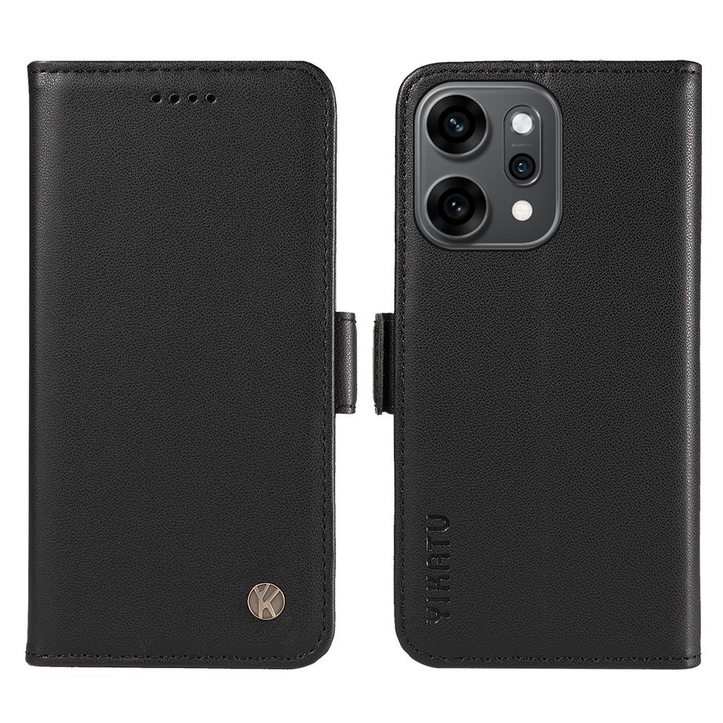 For Oppo Reno14 Pro 5G (China)/Oppo Reno14 Pro 5G (Global) Wallet Phone Case YIKATU YK-003 Leather Stand Cover