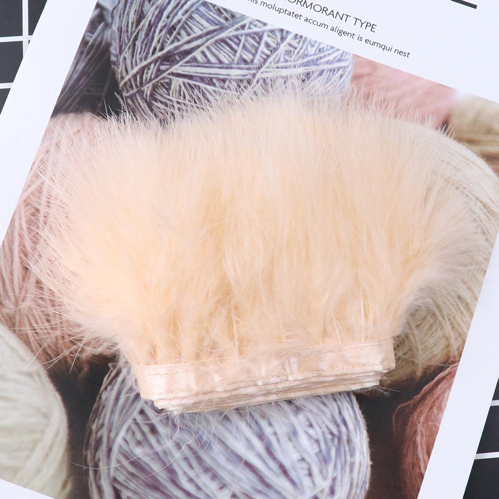 10 Meter Flauschig Weiche Truthahnfedern Besatz Fransen Gefärbtes Buntes Band Kleid Kleidung Nähzubehör Dekoration Feder Handwerk